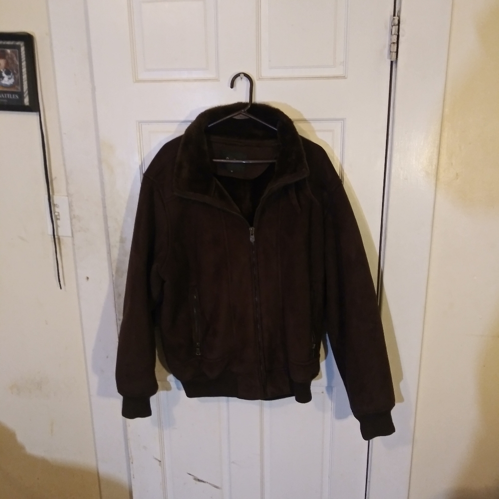 Sean John brown suede jacket